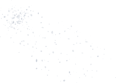 A black and white photo of some little bubbles