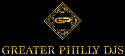 A black background with gold lettering and the words greater philly dj.