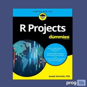 Here's an alt tag for the image: `R Projects for Dummies book cover`